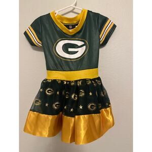 Green Bay Packers Cheerleader Dress | NFL Outfit - Size 2T